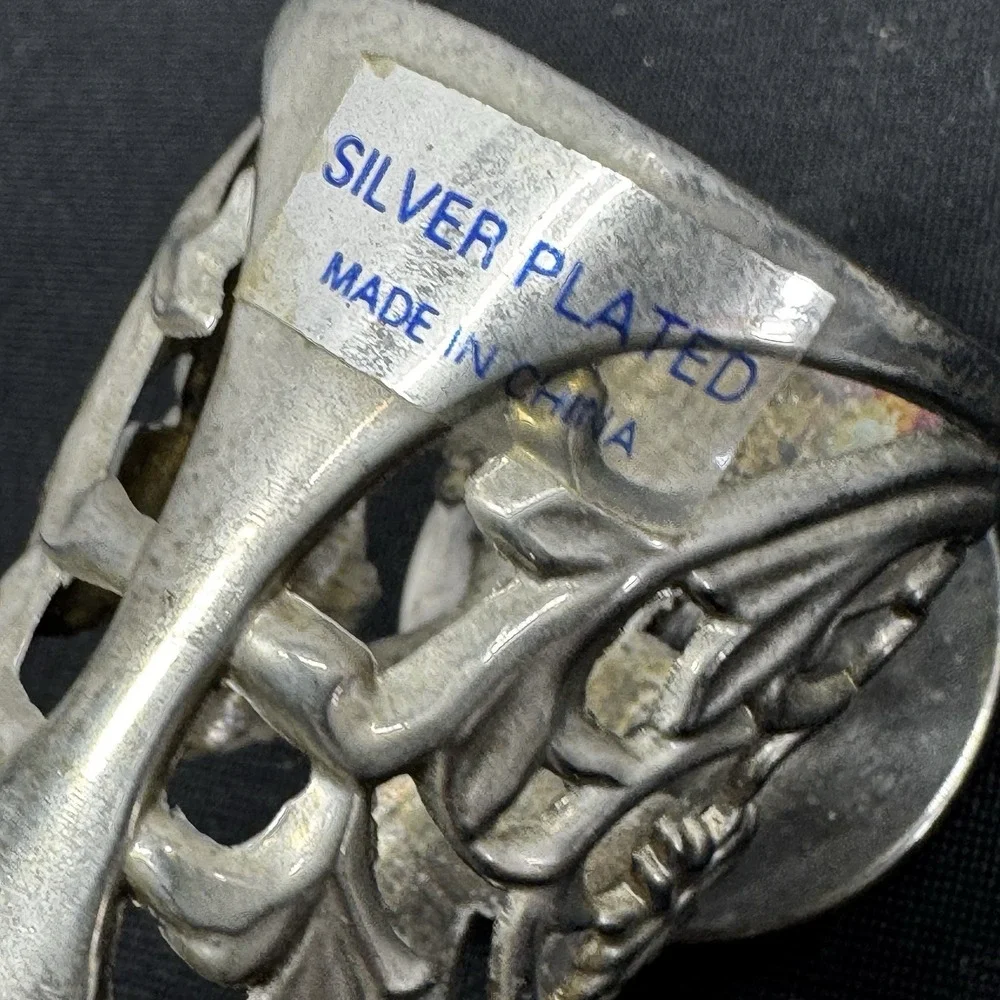 Vintage Silver Plated‎ Mountable Candle Holder